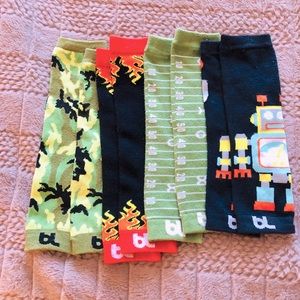 NEW Set of 4 pair Baby Leggings Infant/Toddler leg warmers Leggings Never Worn.